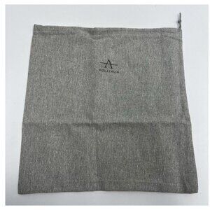 Aquatalia Drawstring Storage Travel Dust Bag  100% Cotton Gray New
